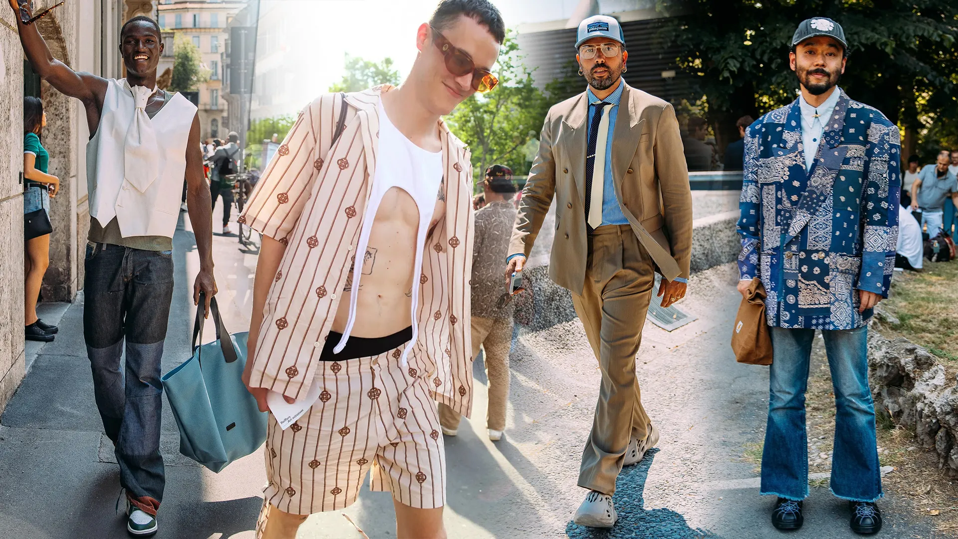 Men's Street Style Trends From Spring 2024 Menswear